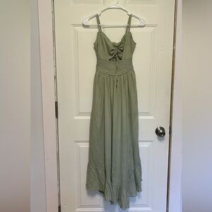 Asymmetrical Sage Green Hollister Dress